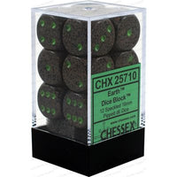Dice: 12x D6: 16 mm: Speckled: Earth (EN) (Special Order)