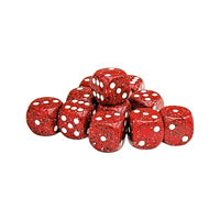 Dice: 12x D6: 16 mm: Speckled: Lava Stone (EN) (Special Order)