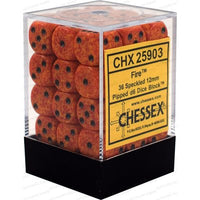 Dice: 36x D6: 12 mm: Speckled: Fire (EN) (Special Order)