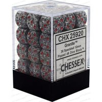 Dice: 36x D6: 12 mm: Speckled: Granite (EN) (Special Order)