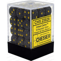 Dice: 36x D6: 12 mm: Speckled: Urban Camo (EN) (Special Order)