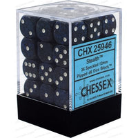 Dice: 36x D6: 12 mm: Speckled: Stealth (EN) (Special Order)