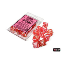 Dice: 10x D10: Festive: Dahila / White Luminary (EN) (Special Order)