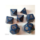 Dice: 7 pc: Vortex: Blue / Gold (EN) (Special Order)
