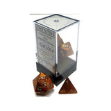 Dice: 7 pc: Glitter: Gold / Silver (EN) (Special Order)