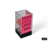 Dice: 7 pc: Festive: Dahila / White Luminary (EN) (Special Order)