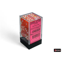 Dice: 12x D6: 16 mm: Festive: Dahila / White Luminary (EN) (Special Order)