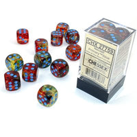 Dice: 12x D6: 16 mm: Nebula: Primary / Blue Luminary (EN) (Special Order)