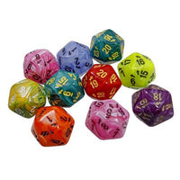 Dice: 10x D20: Vortex: Bag of Assorted Count Up & Down D20s (EN) (Special Order)