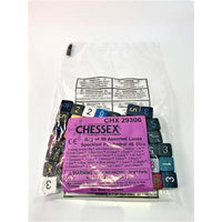 Dice: 50x D6: Speckled: Bag of 50 Assorted D6s with Numbers (EN) (Special Order)