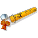 Dice: 7 pc: Lab Dice 8: Gemini: Red / Yellow Luminary - With Bonus Die (EN) (Special Order)
