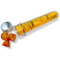 Dice: 7 pc: Lab Dice 8: Gemini: Red / Yellow Luminary - With Bonus Die (EN) (Special Order)