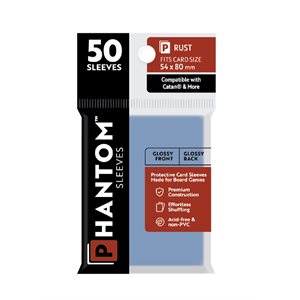 Sleeves: Phantom Sleeves: Gloss / Gloss: Catan + (Size: Rust) (50) (EN)