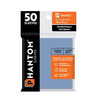 Sleeves: Phantom Sleeves: Gloss / Gloss: Standard Square (Size: Orange) (50) (EN)