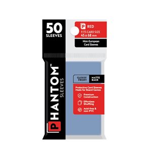 Sleeves: Phantom Sleeves: Gloss / Matte: Mini-European (Size: Red) (50) (EN)