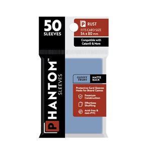 Sleeves: Phantom Sleeves: Gloss / Matte: Catan + (Size: Rust) (50) (EN)