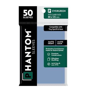 Sleeves: Phantom Sleeves: Matte / Matte: Tiny Epic + (Size: Evergreen) (50) (EN)