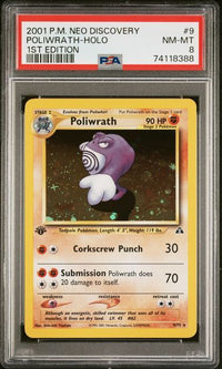 POLIWRATH #9 1st Edition PSA 8 Cert #74118388