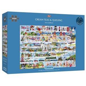 Puzzle - 2000 pcs - Cream Teas & Queuing (EN)