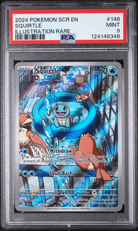2024 POKEMON SCR EN-STELLAR CROWN #148 SQUIRTLE ILLUSTRATION RARE #124148348
