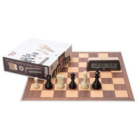 Chess Starter Box - Brown (Pieces + Board + Clock) (EN) (Special Order)