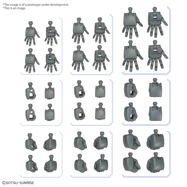 OPTION PARTS SET GUNPLA 04 (BUILD HANDS ROUND) (Pre-Order)