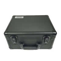 3-ROW ALUMINIUM CASE FOR 90 SLABS WITH KEY SYSTEM BLACK - EVORETRO