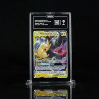 PIKACHU & ZEKROM GX #33/181 TAG 9 Cert #F4329999