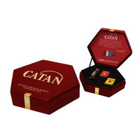 Dice: CATAN: Premium Robber & Metal Dice Set: Tiger's Eye (EN) (Special Order)