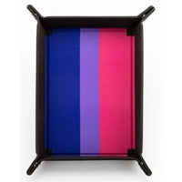 Dice Tray: Pride Fold Up Velvet: Bisexual (EN) (Special Order)