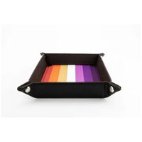 Dice Tray: Pride Fold Up Velvet: Lesbian (EN) (Special Order)
