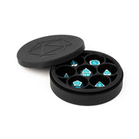 Dice Case: Silicone Round: Black (Special Order)