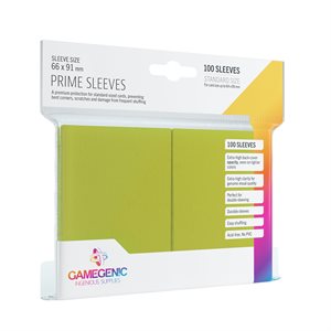 Sleeves: Gamegenic: Prime Sleeves: Lime (100) (ML)