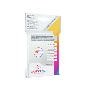Sleeves: Gamegenic: Matte Standard Card Game Sleeves (50) (ML)