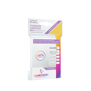 Sleeves: Gamegenic: Matte Standard European-Sized Sleeves (50) (ML)