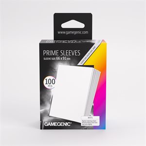 Sleeves: Gamegenic: Prime Sleeves: White (100) (ML) (Repackaging)