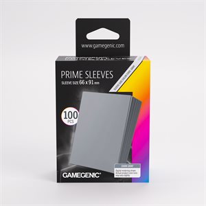 Sleeves: Gamegenic: Prime Sleeves: Grey (100) (ML) (Repackaging)