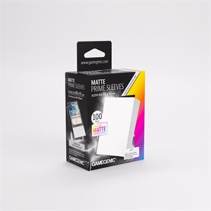 Sleeves: Gamegenic: Matte Prime Sleeves: White (100) (ML) (Repackaging)