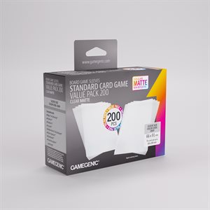 Sleeves: Gamegenic: Matte Standard Card Game Value Pack (200) (ML) (Repackaging)