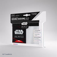Sleeves: Star Wars: Unlimited: Art Sleeves: Double Sleeving Pack: Space Red (2x 60) (ML) (Special Order)