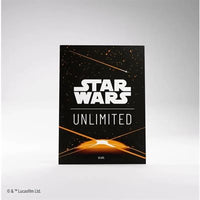 Sleeves: Star Wars: Unlimited: Art Sleeves: Card Back Orange (60) (ML) (Special Order)