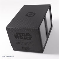 Deck Box: Star Wars: Unlimited: Double Deck Pod: Black (ML) (Special Order)