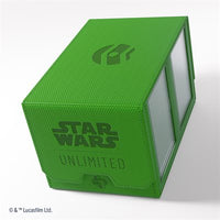 Deck Box: Star Wars: Unlimited: Double Deck Pod: Green (ML) (Special Order)