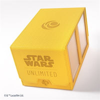 Deck Box: Star Wars: Unlimited: Double Deck Pod: Yellow (ML) (Special Order)
