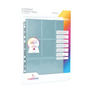 Pages: Ultrasonic Toploading 9-pkt - Clear (10) (ML)