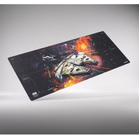 Playmat: Star Wars: Unlimited: Xtra-Wide Game Mat: Millenium Falcon - With Battle Zones (ML) (Special Order)