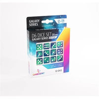 Dice: 12x D6: 16 mm: Galaxy Series: Neptune (ML) (Special Order)