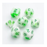 Dice: 7 pc: Glow Series: Toxic Stones (ML) (Special Order)