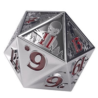Dice: 1x D20: Stranger Things: Hellfire Club: Premium Metal D20 (ML) (Special Order)