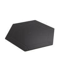 Magnetic Dice Tray: Hexagonal: Black / Green (Special Order)